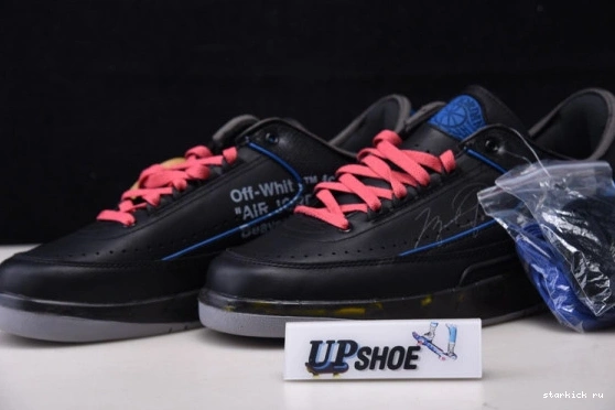 SP Retro O-W Jordan Black Low Blue Air 2 DJ4375-004 DJ4375-004 0522